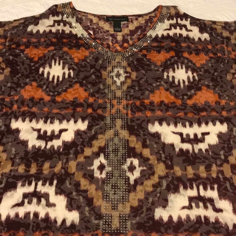 INC cold shoulder top.